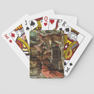 Blindningen av Elymas (tecknaden för Sistine Ch Spelkort