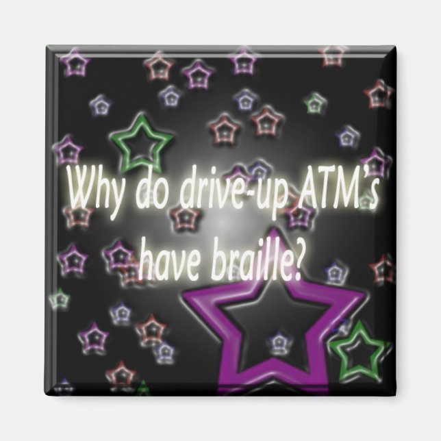 blindskriftsmagnet magnet (Framsidan)