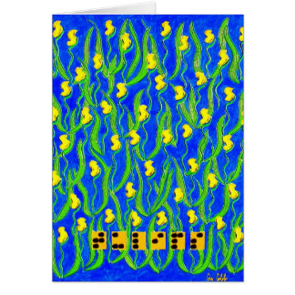 Blindskrifttulpan Hälsningskort