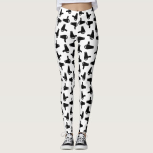 Blindskrivare Skriv ut Mönster ANPASSNINGSBAR BAKG Leggings