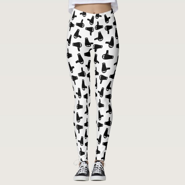 Blindskrivare Skriv ut Mönster ANPASSNINGSBAR BAKG Leggings (Framsida)