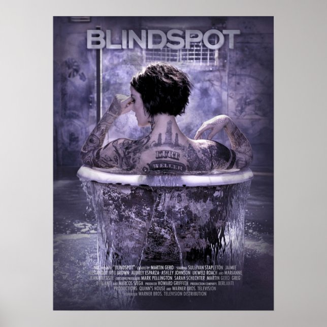 Blindspot Season 2 Jaimie Alexander Poster (Framsidan)