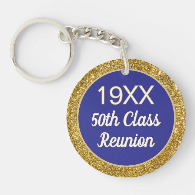 Bling!! 50-års klassåterträffes nyckelring (Framsidan)