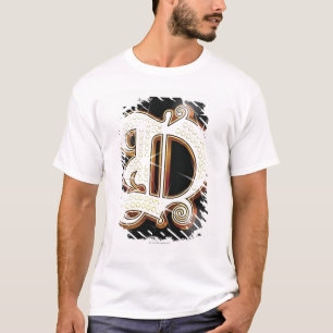 Bling alfabet D Tee Shirt