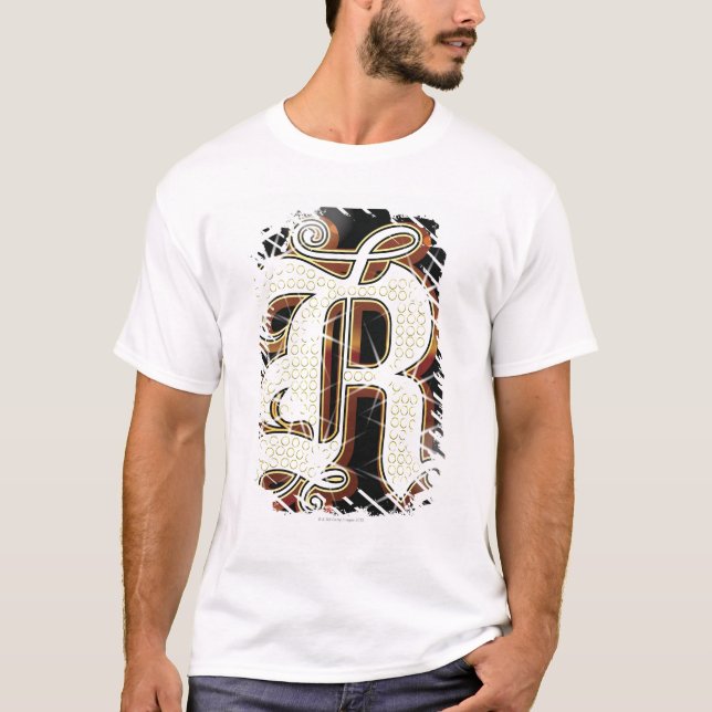 Bling alfabet R T-shirt (Framsida)