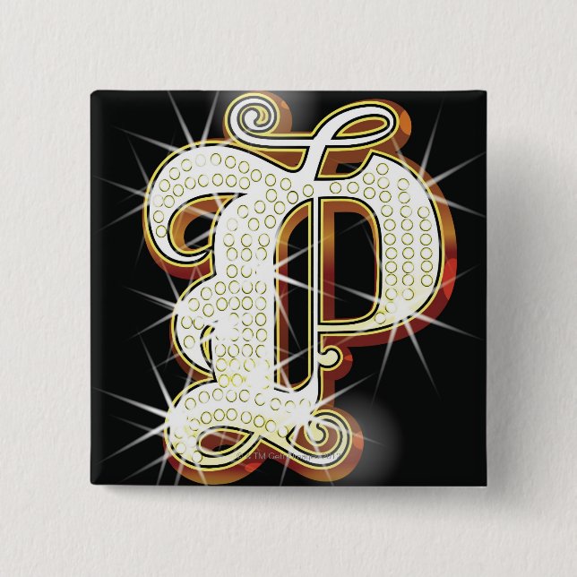 Bling alphabet P Knapp (Framsida)