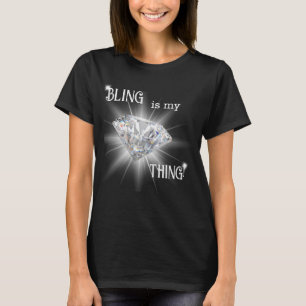 Bling är min Sak Gnistra Diamant T Shirt