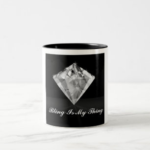 Bling är min sakmugg Två-Tonad mugg