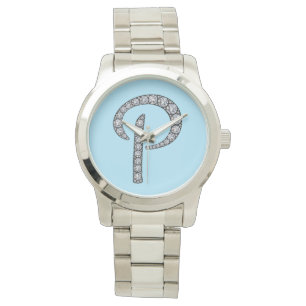 Bling armbandsur för p-monogram