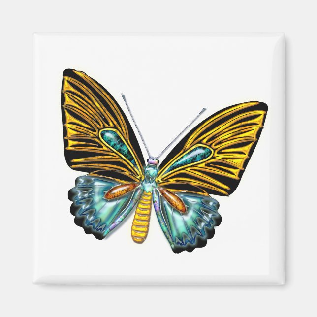 Bling Bling Butterfly Magnet (Framsidan)