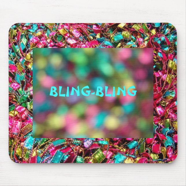 "BLING-BLING" Deco Mouse Pad Musmatta (Framsidan)