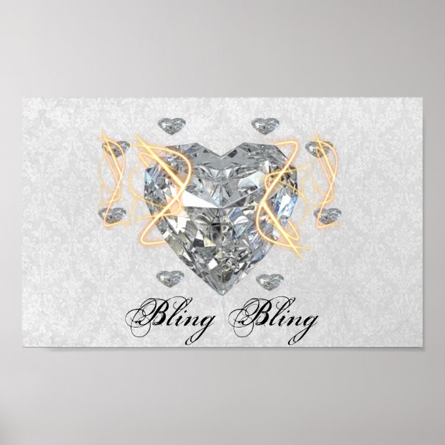 Bling Bling Diamond Poster (Framsidan)