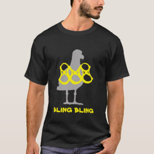Bling Bling fiskmåst-skjorta T-shirt
