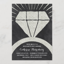 Bling Bling | Glitter-Look Bachelorette party Inbjudningar