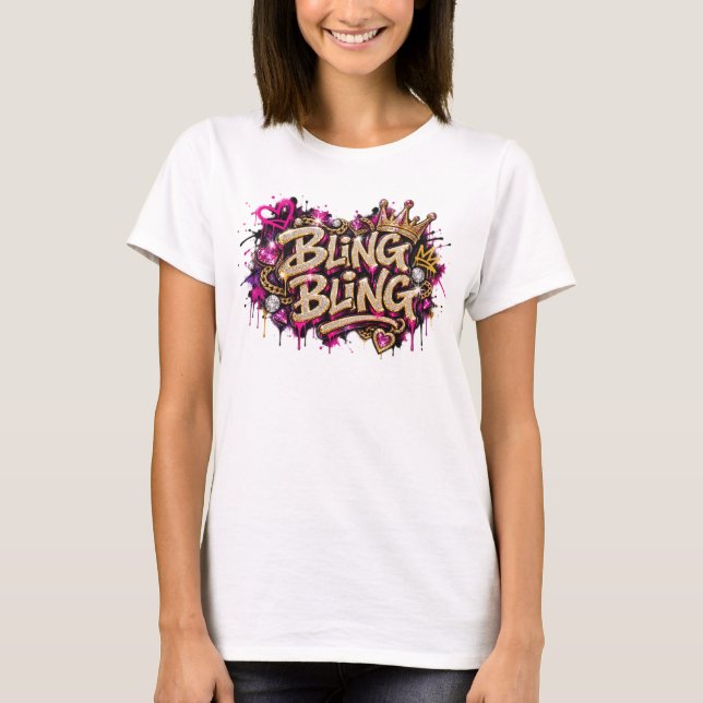 Bling bling t shirt (Framsida)
