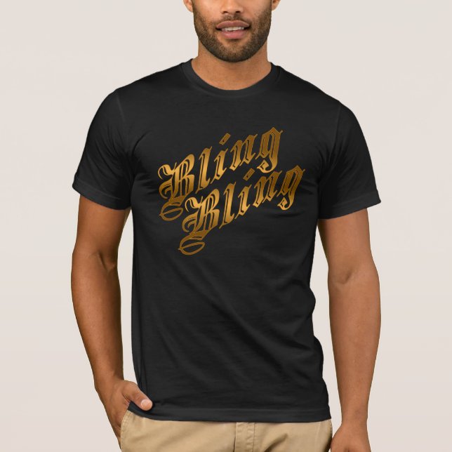 Bling Bling - t-skjorta Tee Shirt (Framsida)