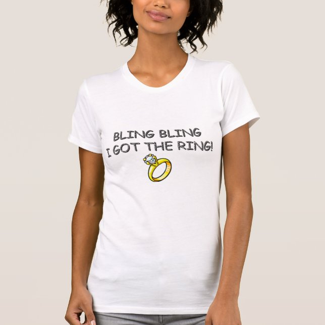 Bling BlingT-Skjorta Tee (Framsida)