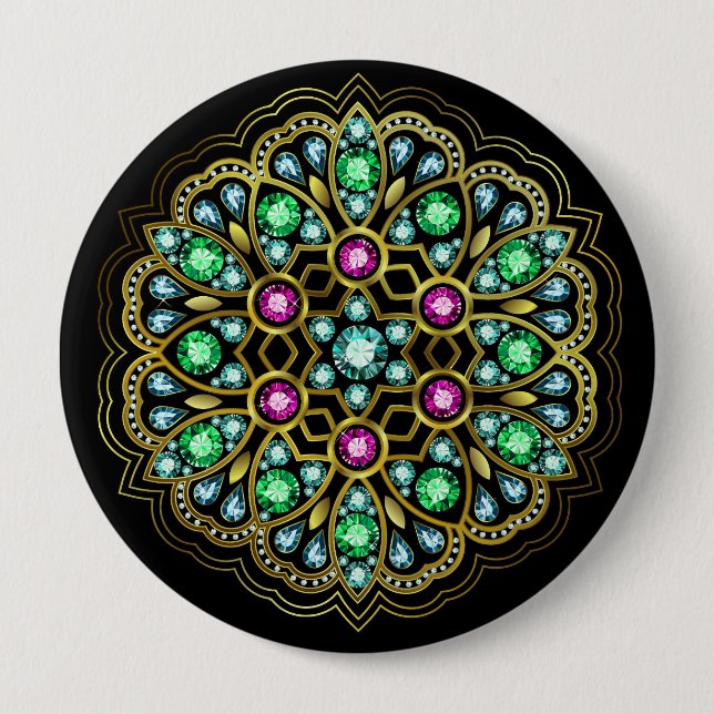 Bling Brooch/eller stift för Dam ... : ) Knapp (Framsida)