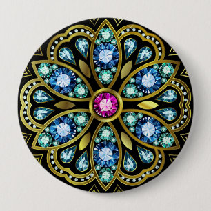 Bling Brooch/eller stift för Party Dam: ) Knapp