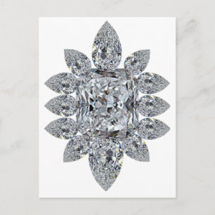 Bling Brooch Vykort