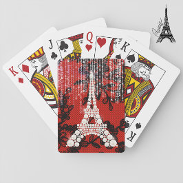 Bling Eiffel Torn Casinokort
