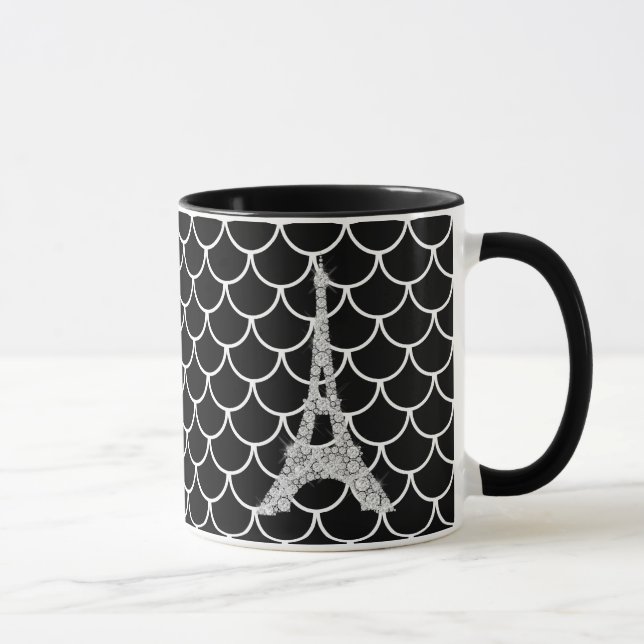 Bling Eiffel Torn Mugg (Höger)