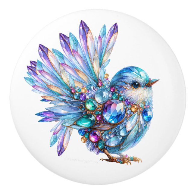 Bling Fåglar Tema Knopp (Framsidan)