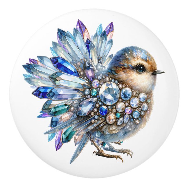 Bling Fåglar Tema  Knopp (Framsidan)