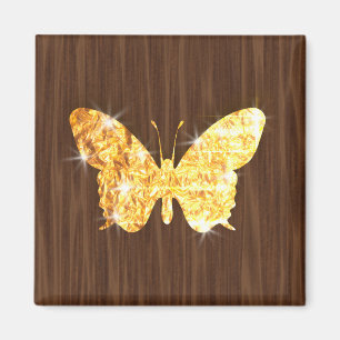 Bling fjäril magnet