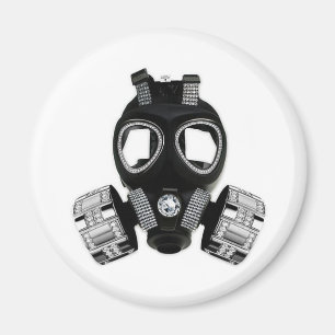 Bling gasmask magnet