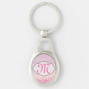 Bling Glitter Girly Rosa Glitz Glamor Nyckelring