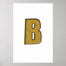 Bling Guld B Poster