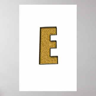 Bling Guld E Poster