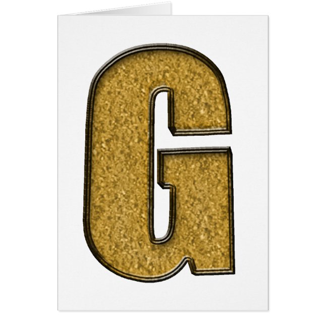 Bling Guld G OBS Kort (Framsidan)