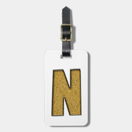 Bling Guld N Bagagebricka