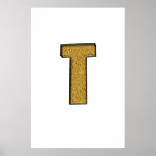 Bling Guld T Poster
