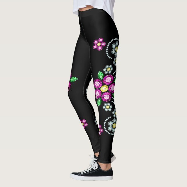 Bling Me Up Zazzle Leggings (Vänster)