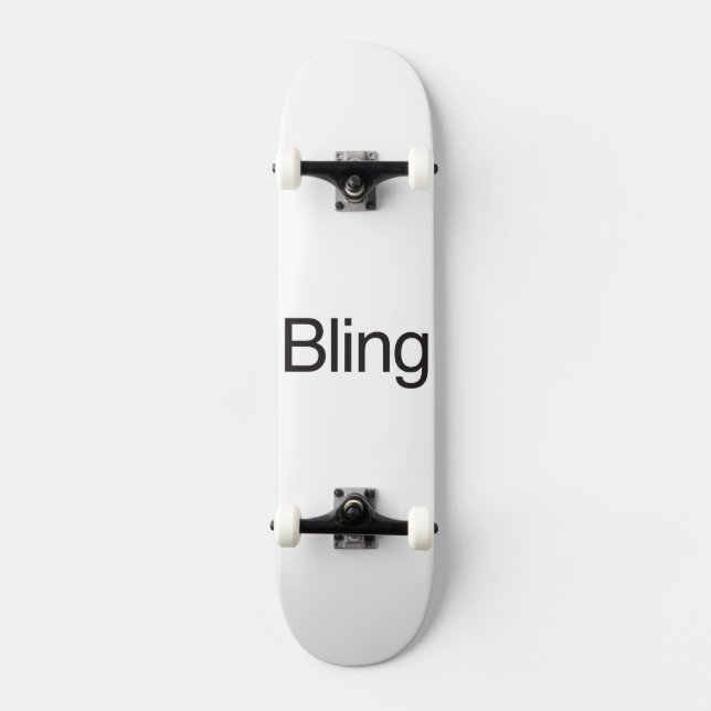 Bling Mini Skateboard Bräda 18,7 Cm (Framsida)