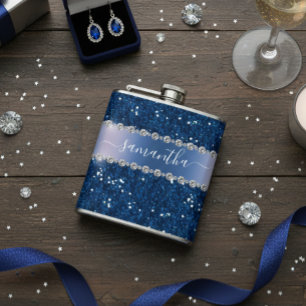 Bling Personlig Metall i Glitter Fickplunta