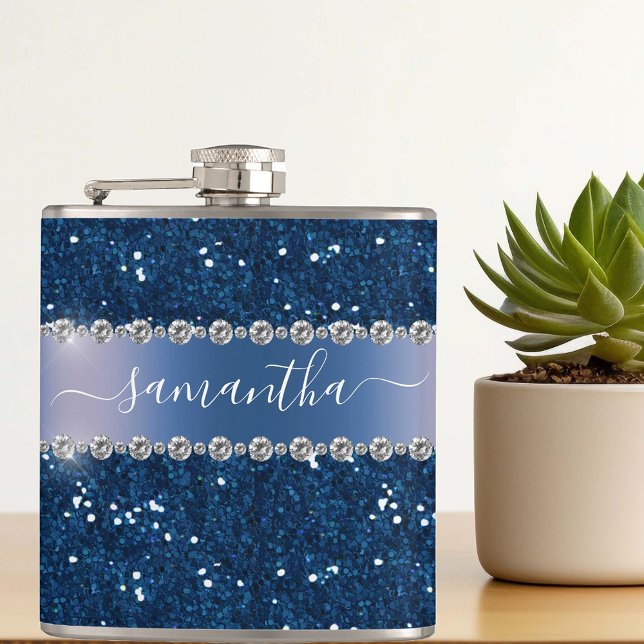 Bling Personlig Metall i Glitter Fickplunta (Skapare uppladdad)