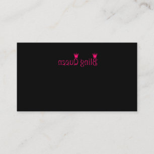 Bling Queen Reverse Rosa Paparazzi Live Spegel Visitkort