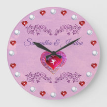 Bling Rosa Heart & Cherub-Personlig