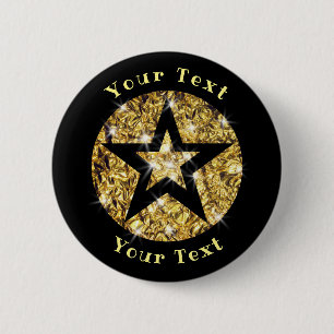 Bling Star Design Knapp