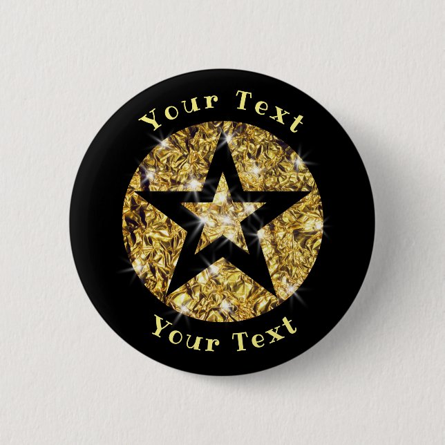 Bling Star Design Knapp (Framsida)