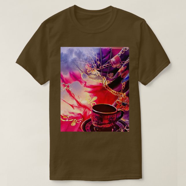 Bling tea kopp t shirt (Design framsida)