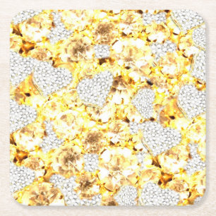 BLING UNDERLÄGG PAPPER KVADRAT