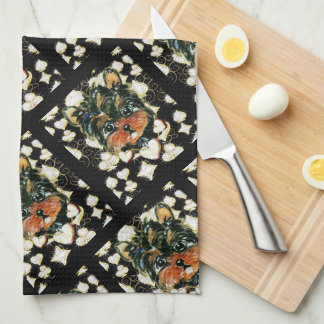 BLING YORKIE POO KÖKSHANDDUK