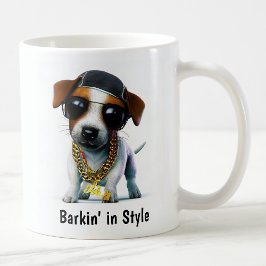 Blinged-Out Jack Russell Terrier Kaffemugg