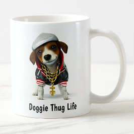 Blinged-Out Jack Russell Terrier Kaffemugg