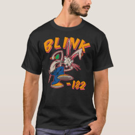 Blink182 retro kanin punk gatu serieskonst t shirt